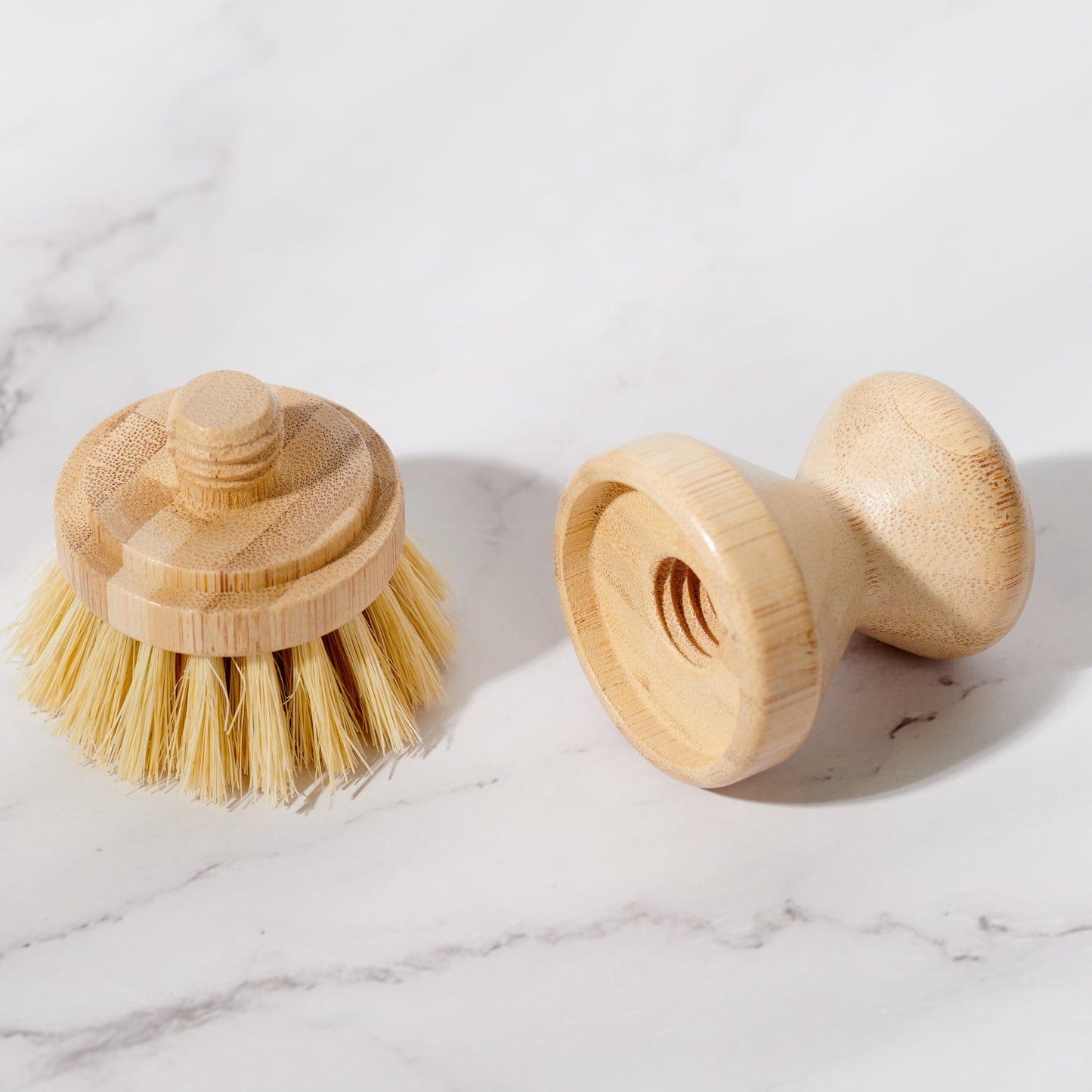 Bamboo Dish Scrubbing Brush with Replaceable Head