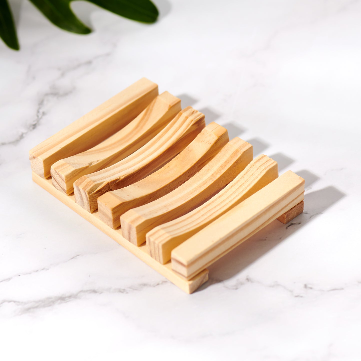 Wood Soap Dish (Natural Color)