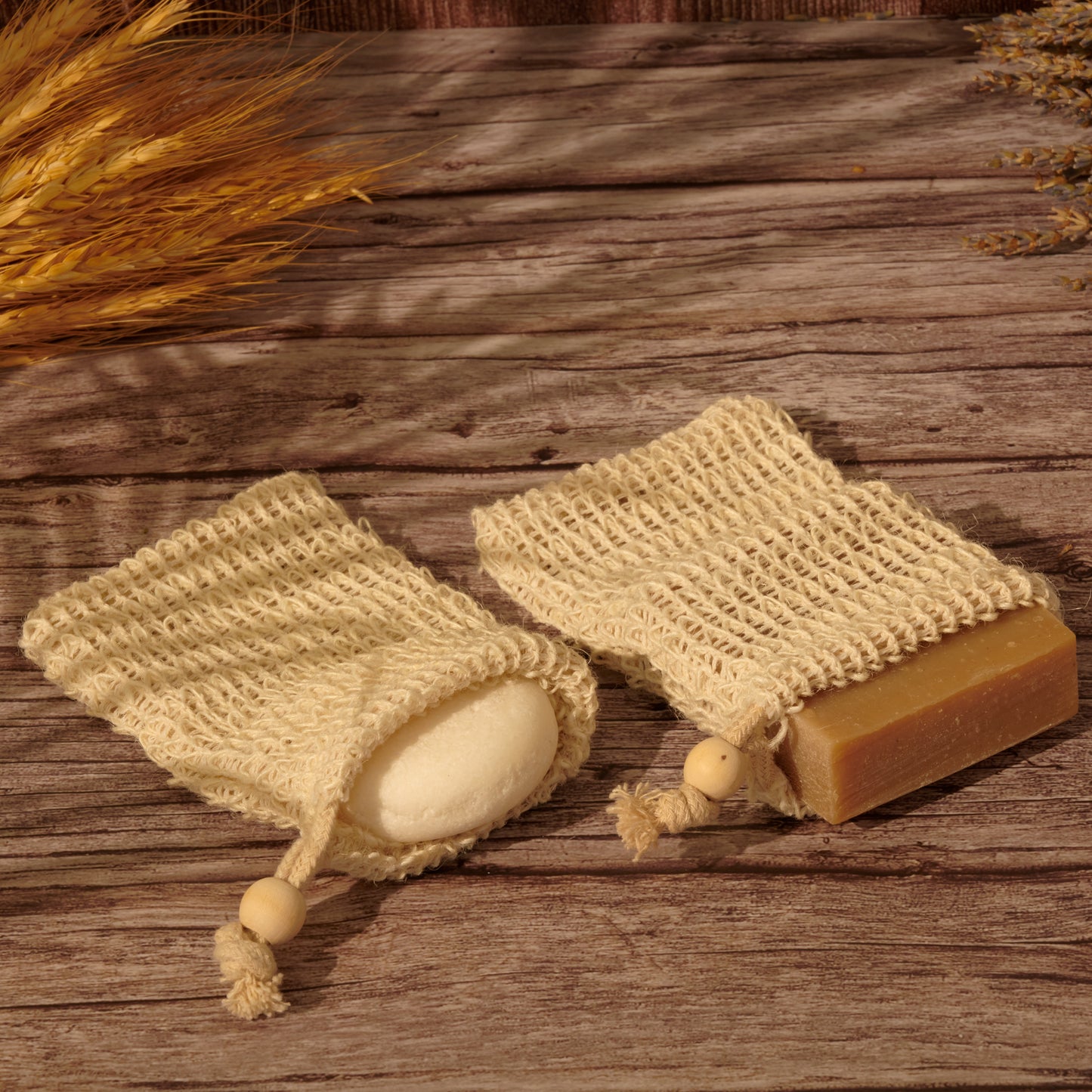 Cotton Sisal Soap Saver Bag