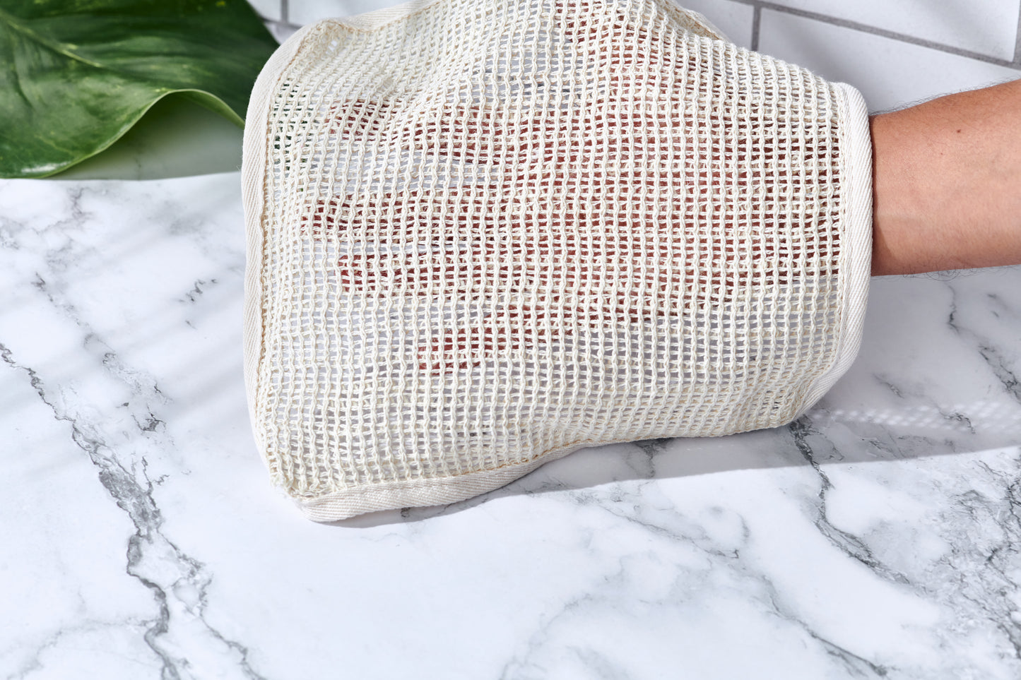 Cotton & Sisal Shower Wash Cloth