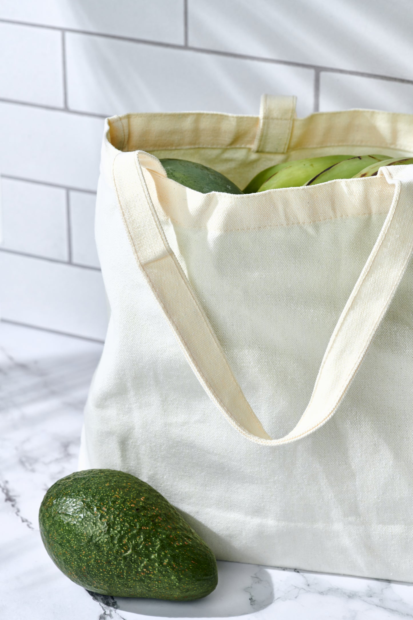 Cotton Grocery Tote Bag (Without Pockets)