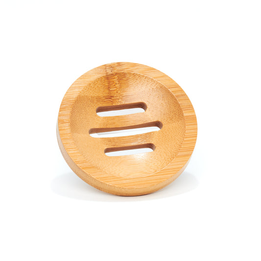 Bamboo Circular Soap Dish