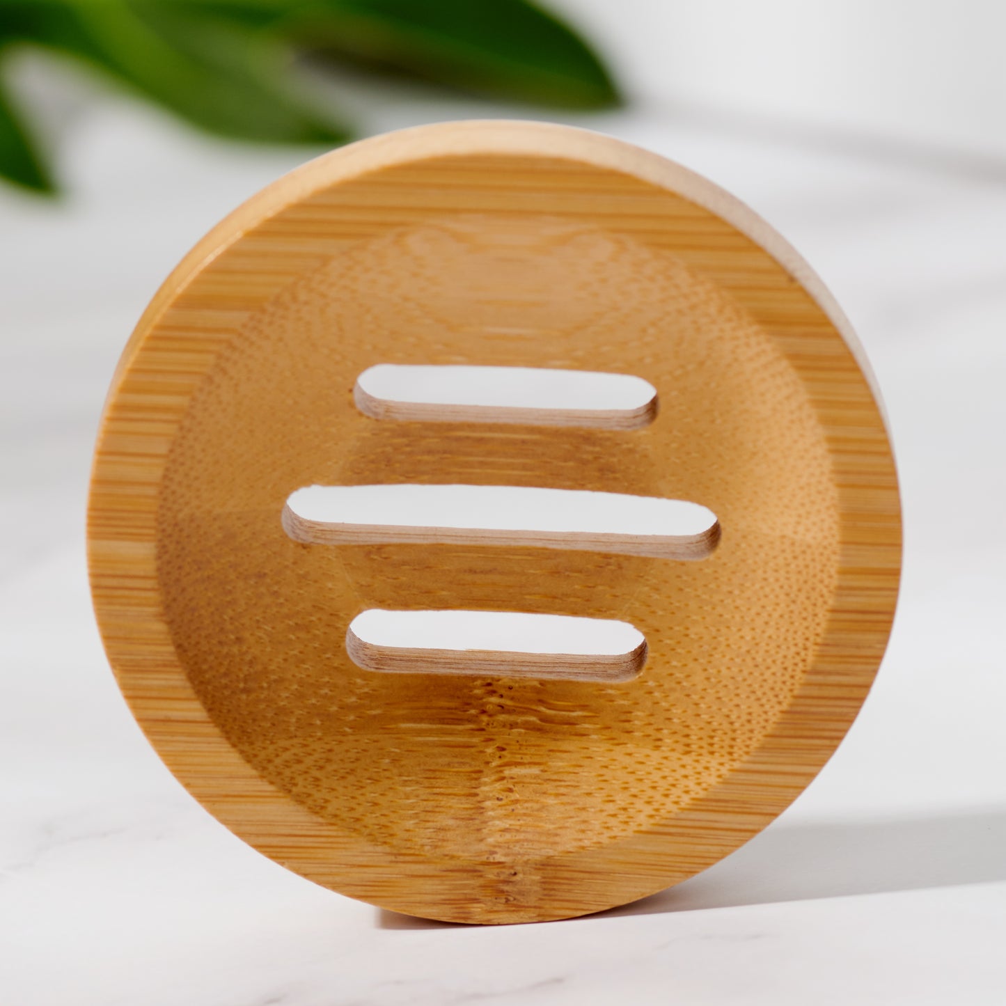 Bamboo Circular Soap Dish