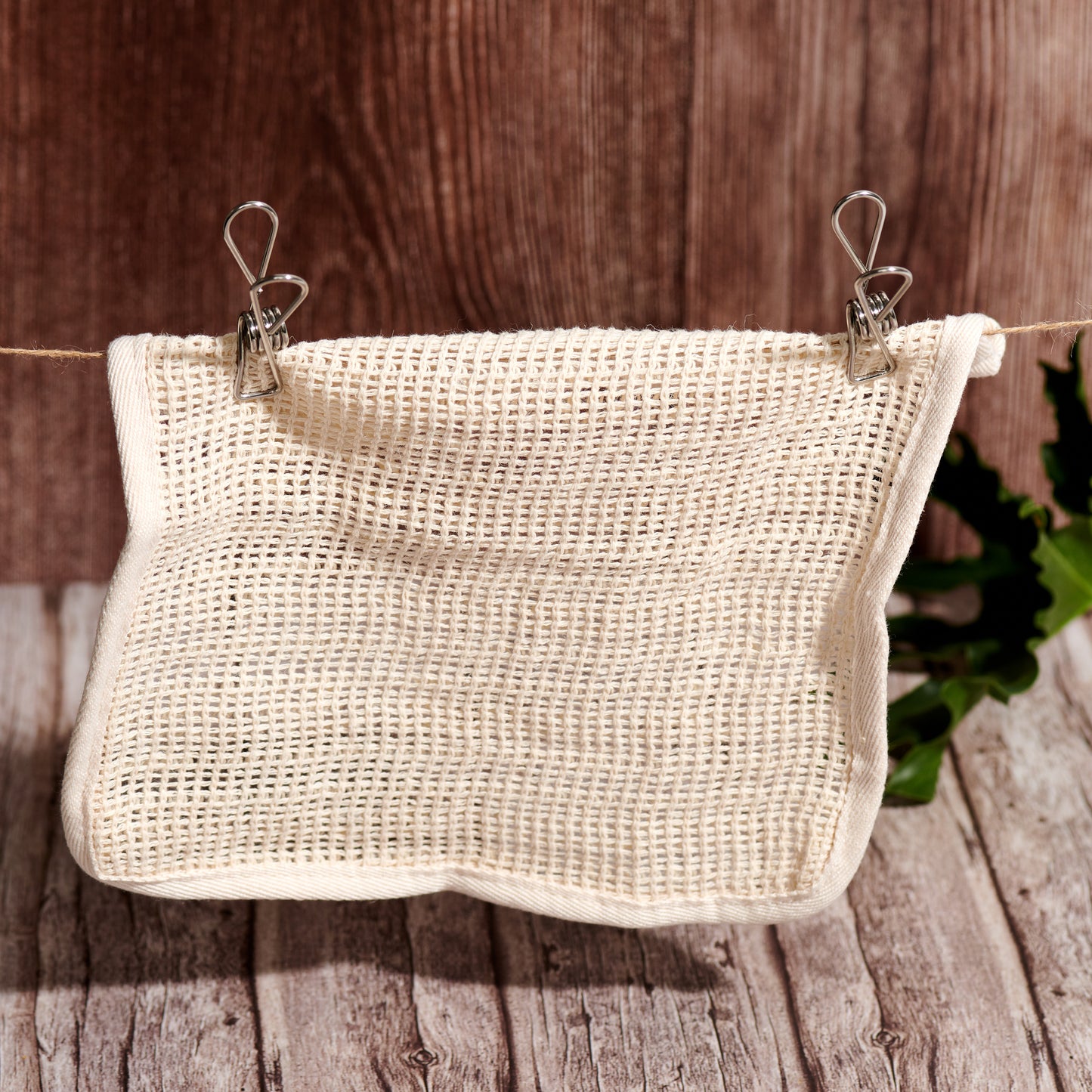 Cotton & Sisal Shower Wash Cloth